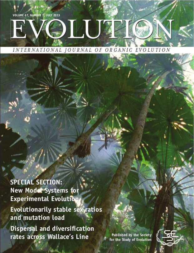 Evolution cover featuring our article